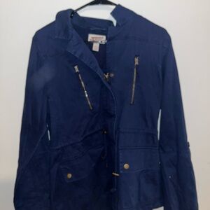 Arizona Jean Company Women's Navy Utility Jacket